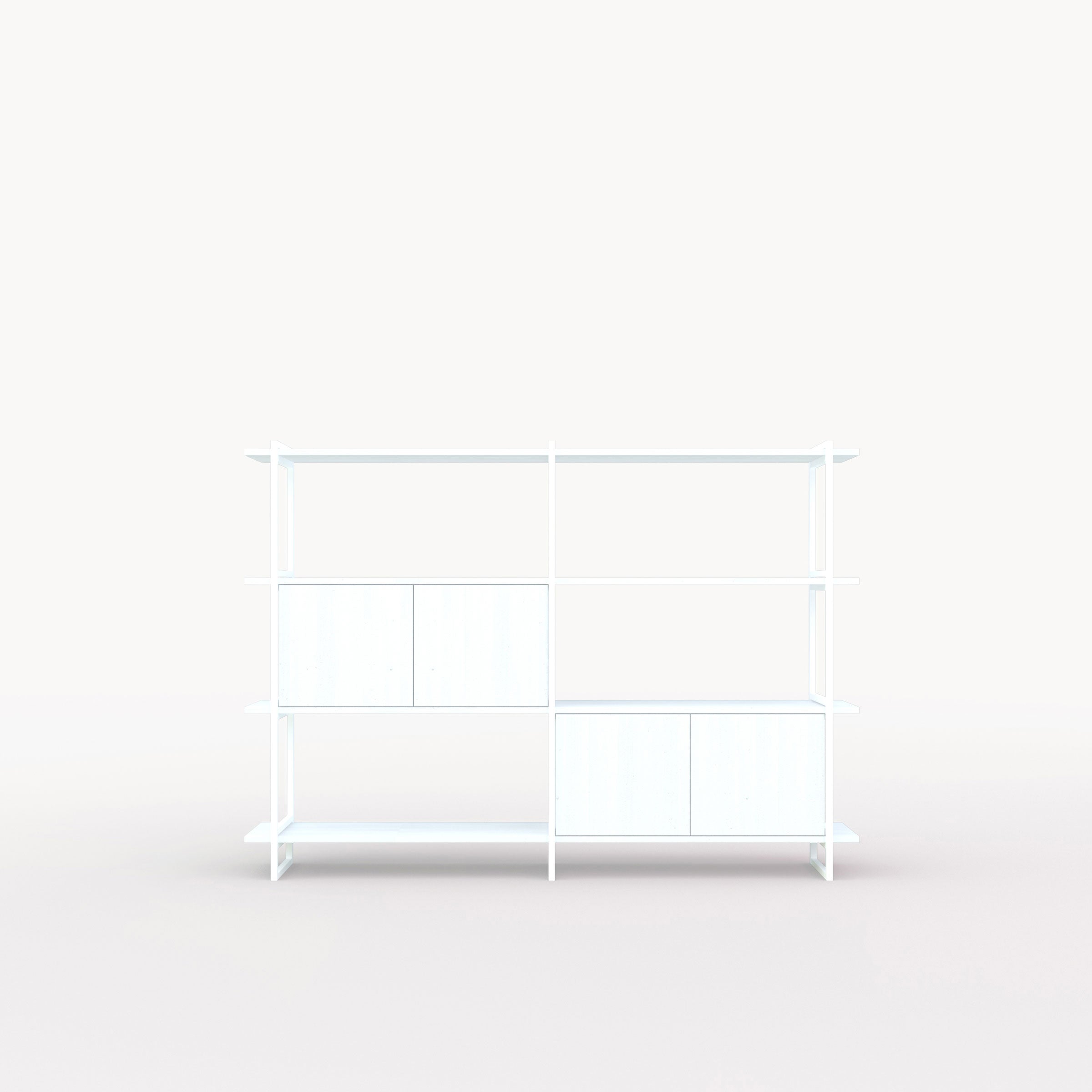 Studio Henk Modular Cabinet MC-4L - wit frame - verschillende breedtes - Oosterlinck
