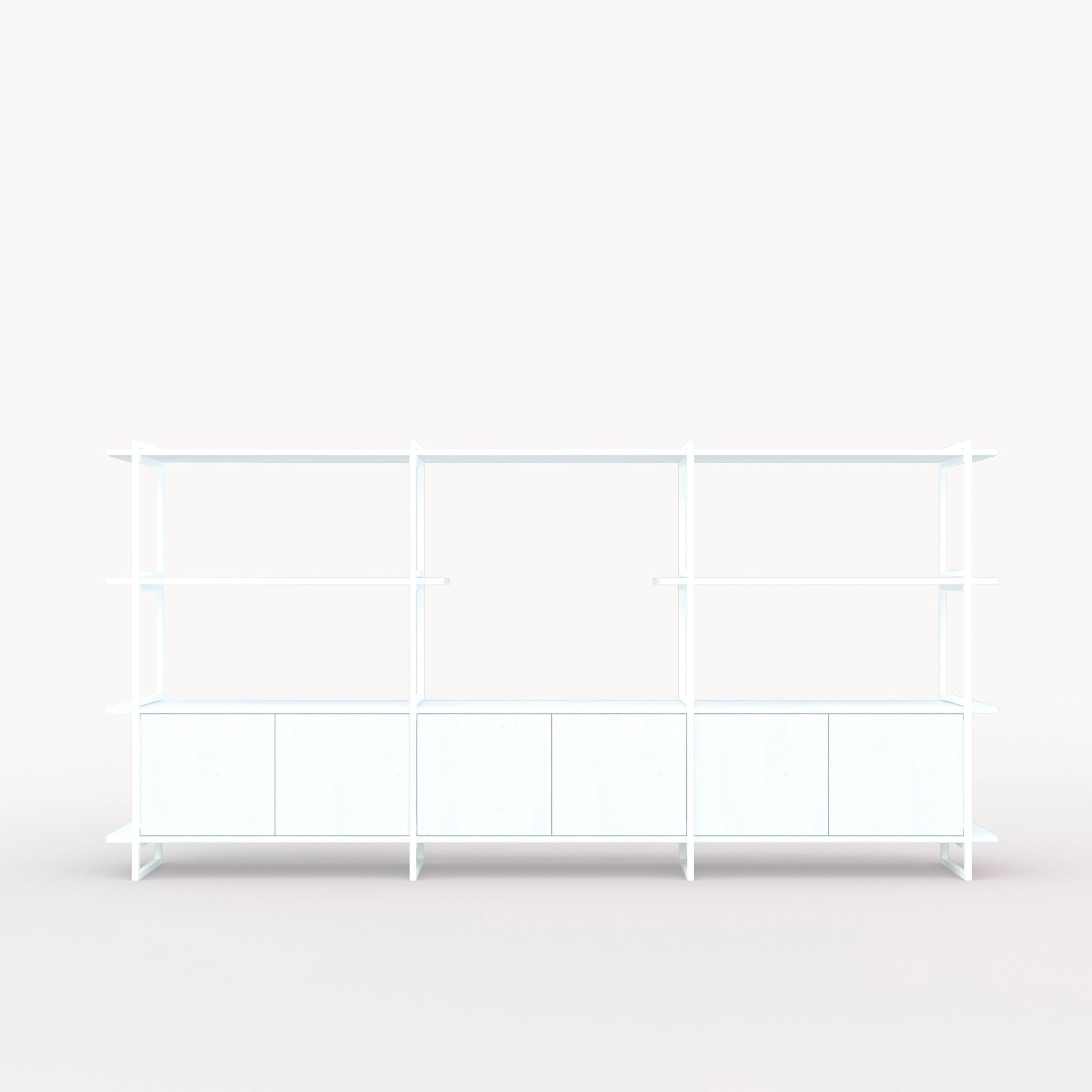 Studio Henk Modular Cabinet MC-4L - wit frame - verschillende breedtes - Oosterlinck