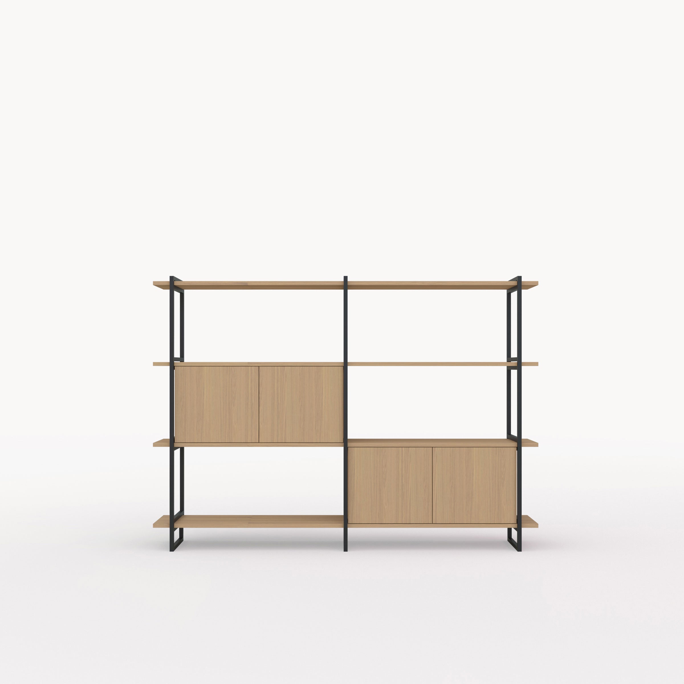 Studio Henk Modular Cabinet MC-4L - zwart frame - verschillende breedtes - Oosterlinck
