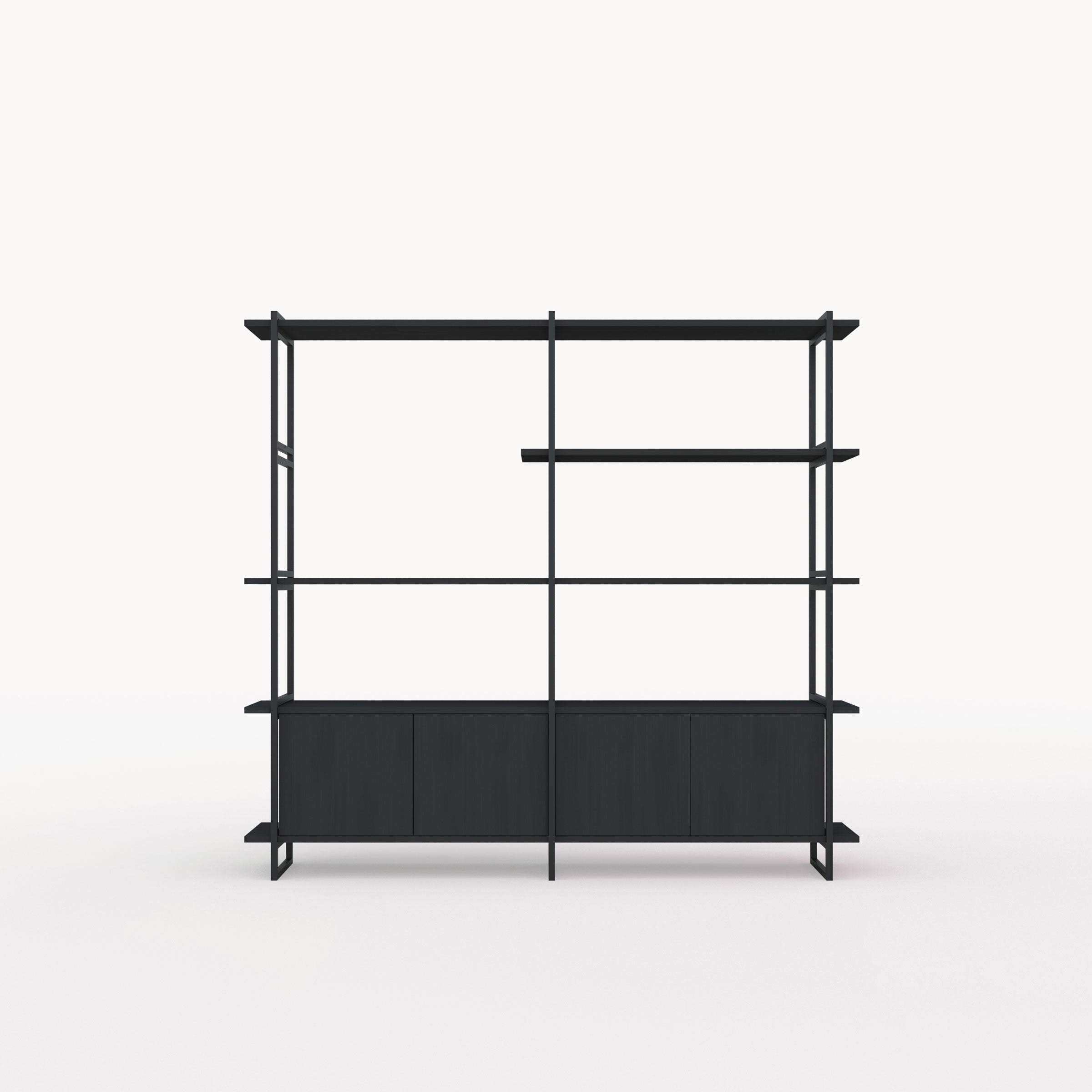 Studio Henk Modular Cabinet MC-5L - zwart frame - verschillende breedtes - Oosterlinck