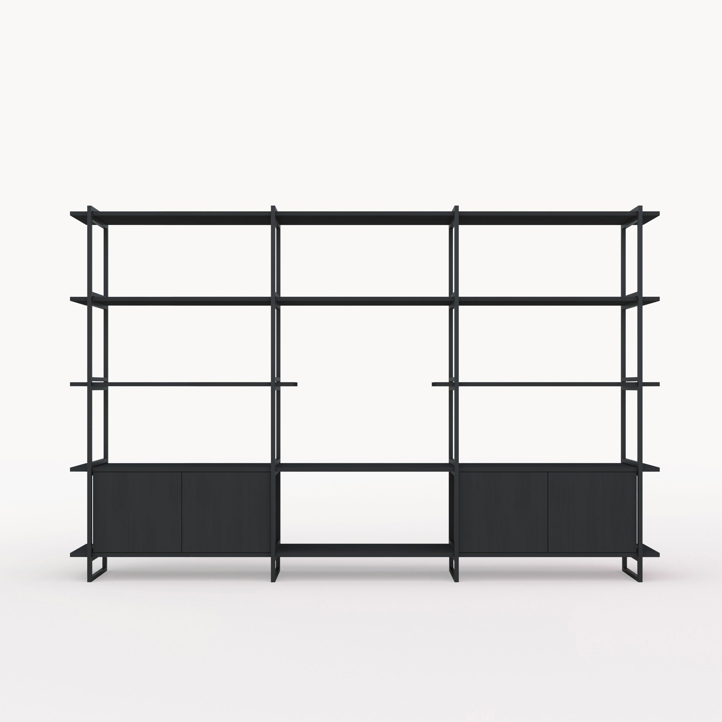 Studio Henk Modular Cabinet MC-5L - zwart frame - verschillende breedtes - Oosterlinck