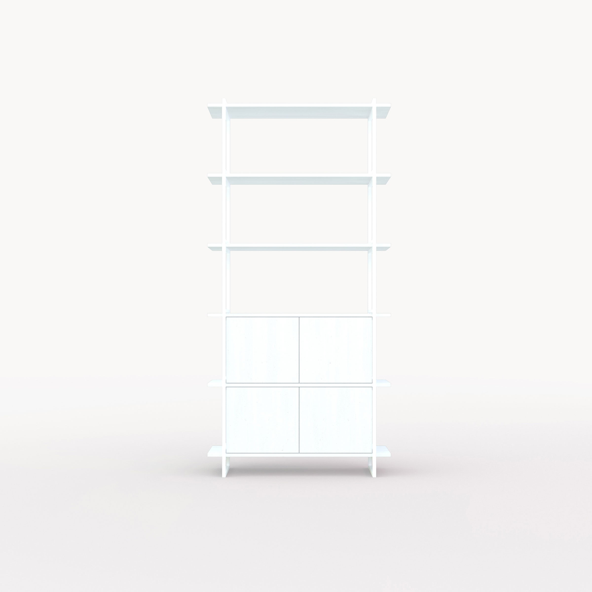 Studio Henk Modular Cabinet MC-6L - wit frame - verschillende breedtes - Oosterlinck