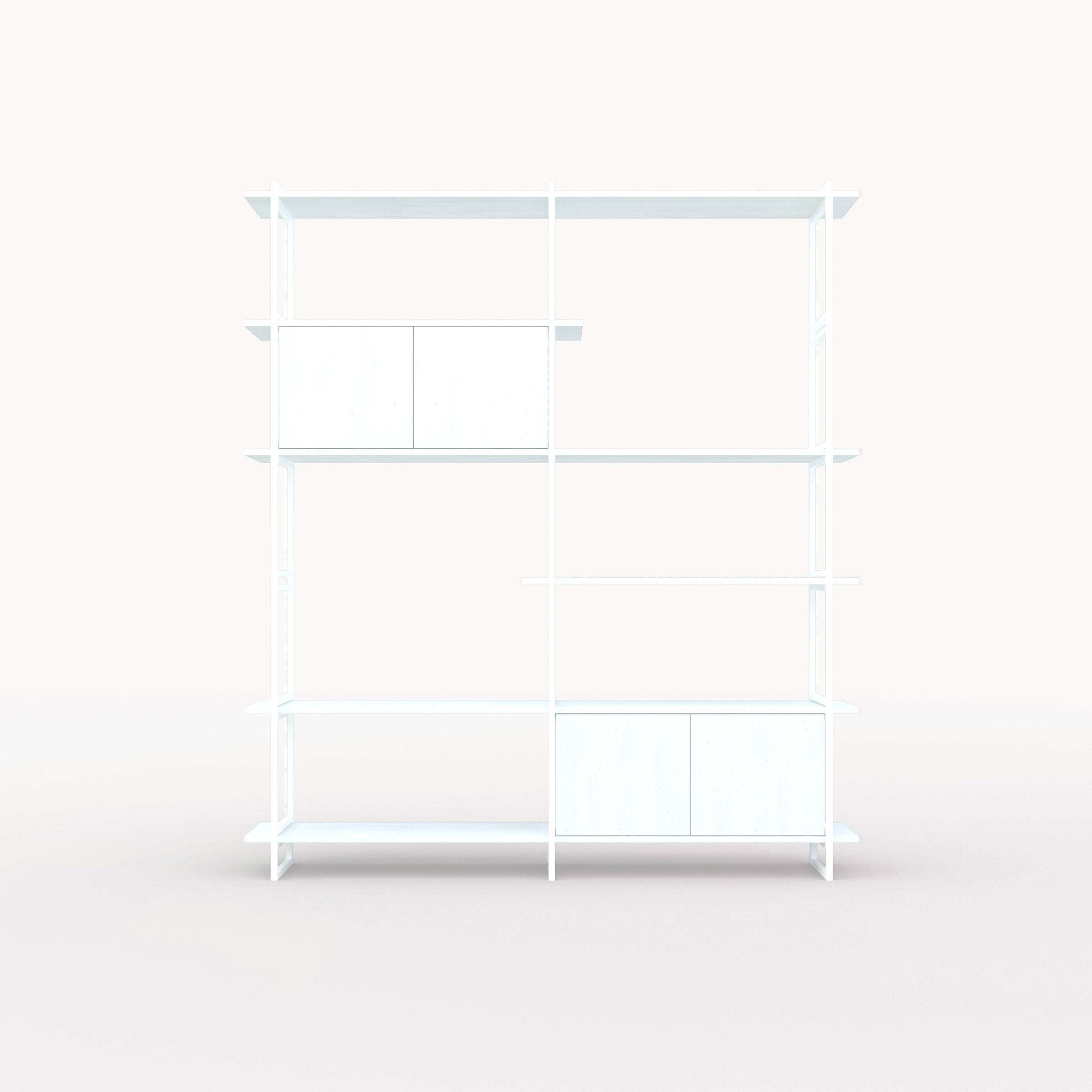 Studio Henk Modular Cabinet MC-6L - wit frame - verschillende breedtes - Oosterlinck
