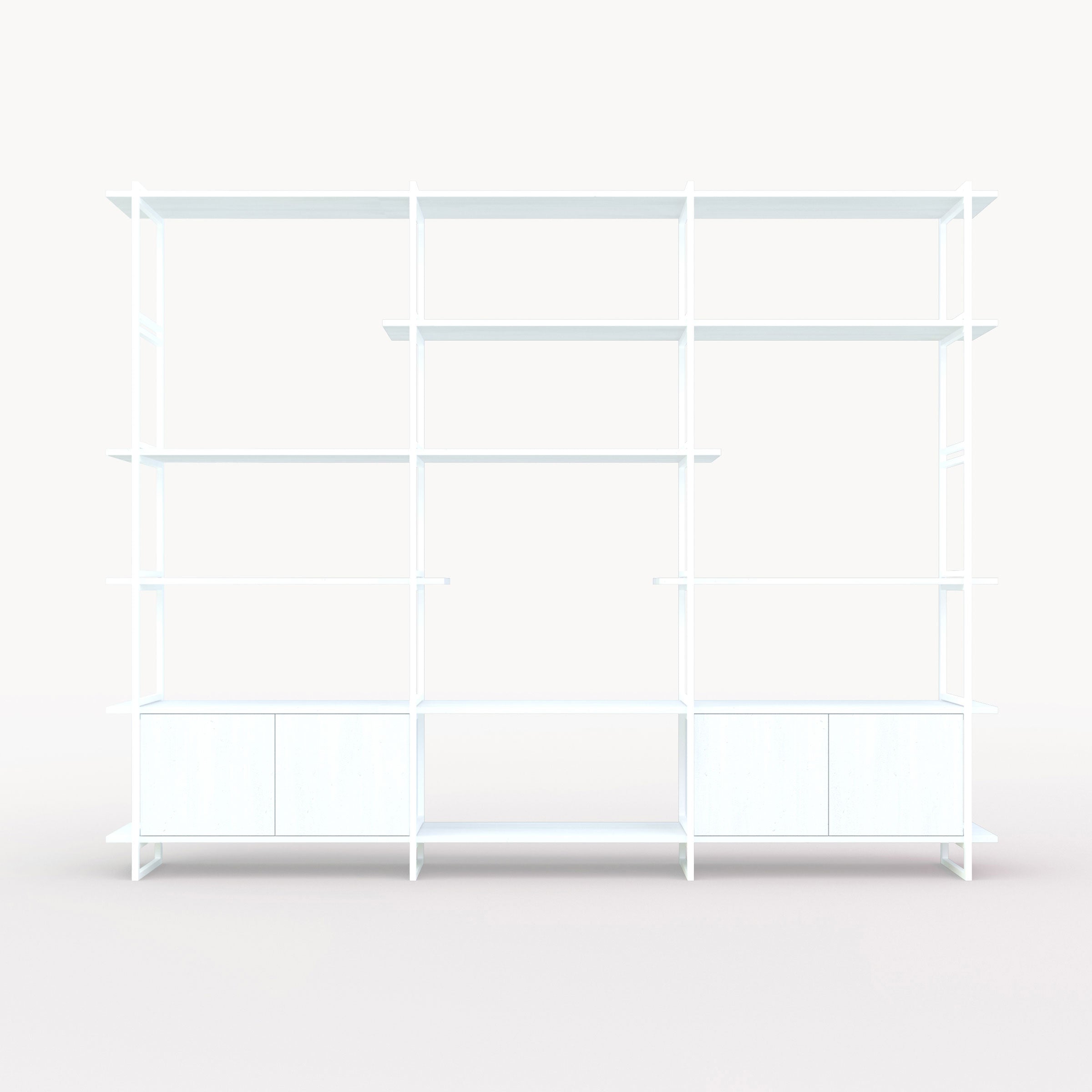 Studio Henk Modular Cabinet MC-6L - wit frame - verschillende breedtes - Oosterlinck