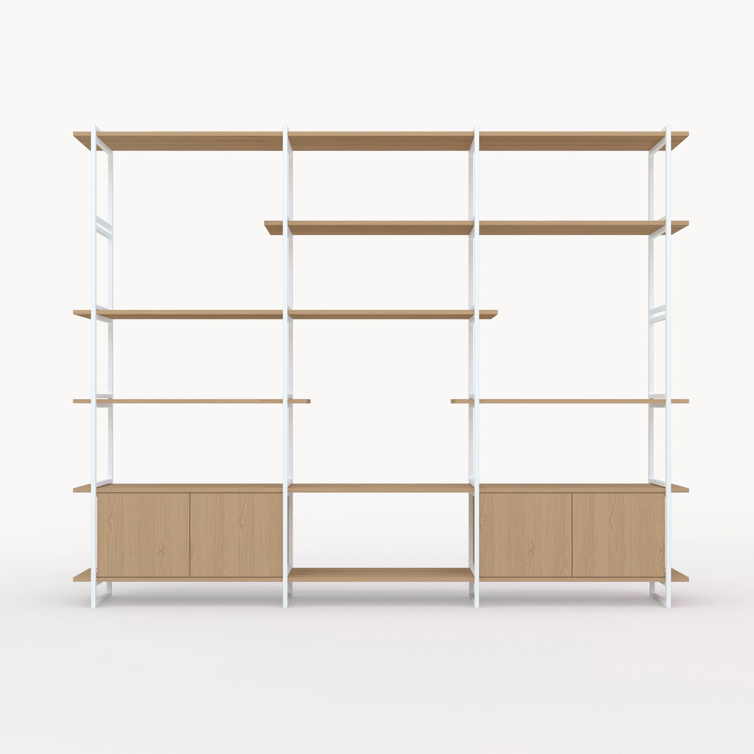 Studio Henk Modular Cabinet MC-6L - wit frame - verschillende breedtes - Oosterlinck