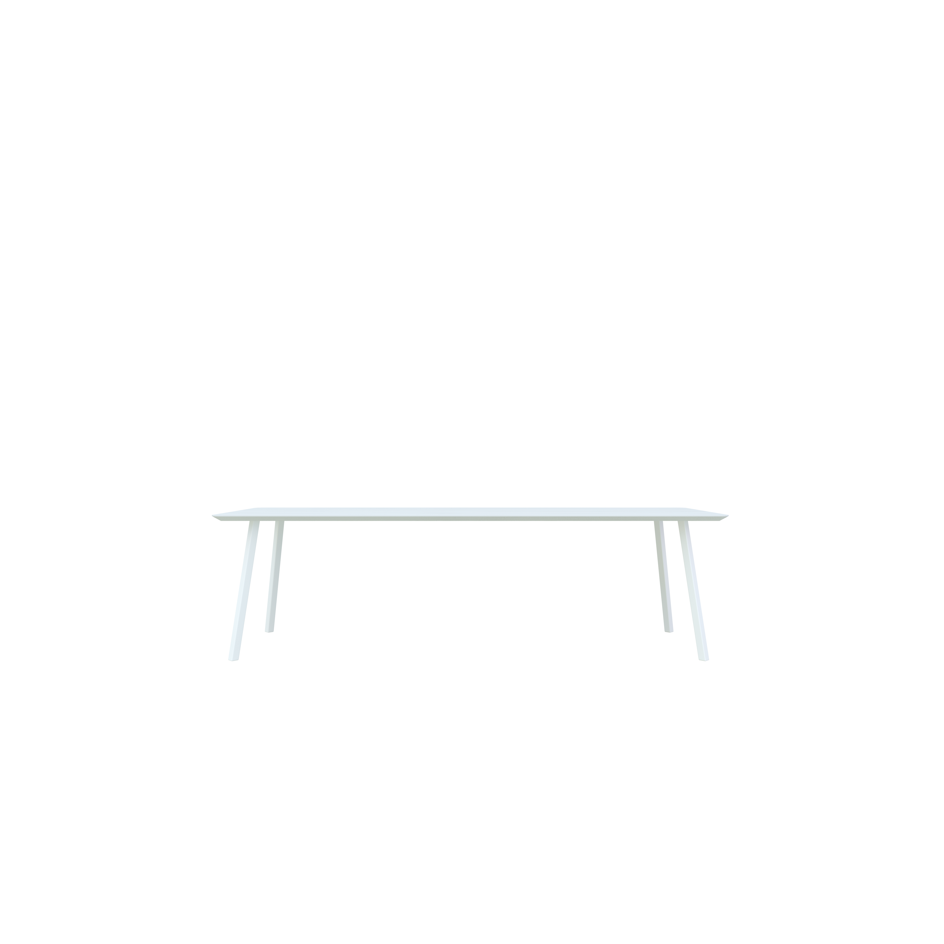 Studio Henk New Classic tafel - wit onderstel - alle formaten - Oosterlinck