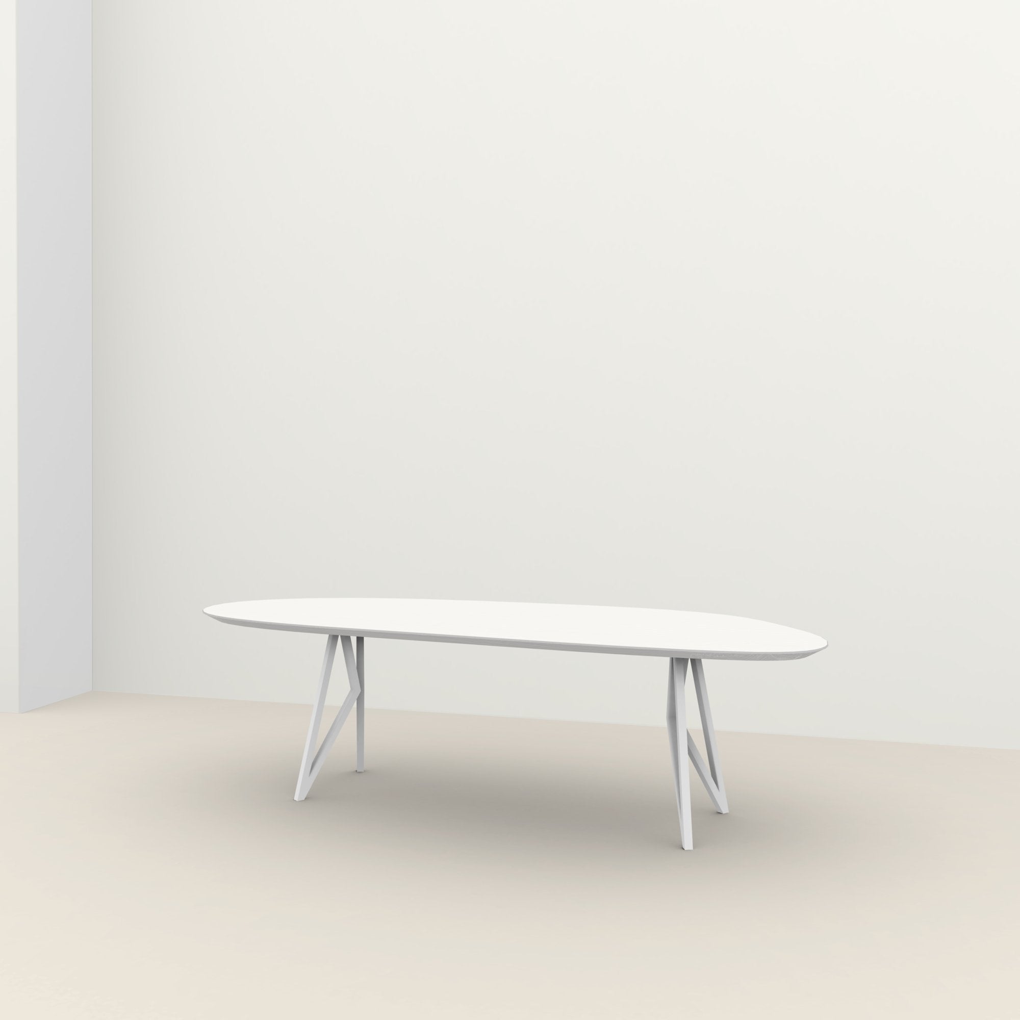 Studio Henk Butterfly tafel verjongd Blob - wit onderstel - alle formaten - Oosterlinck