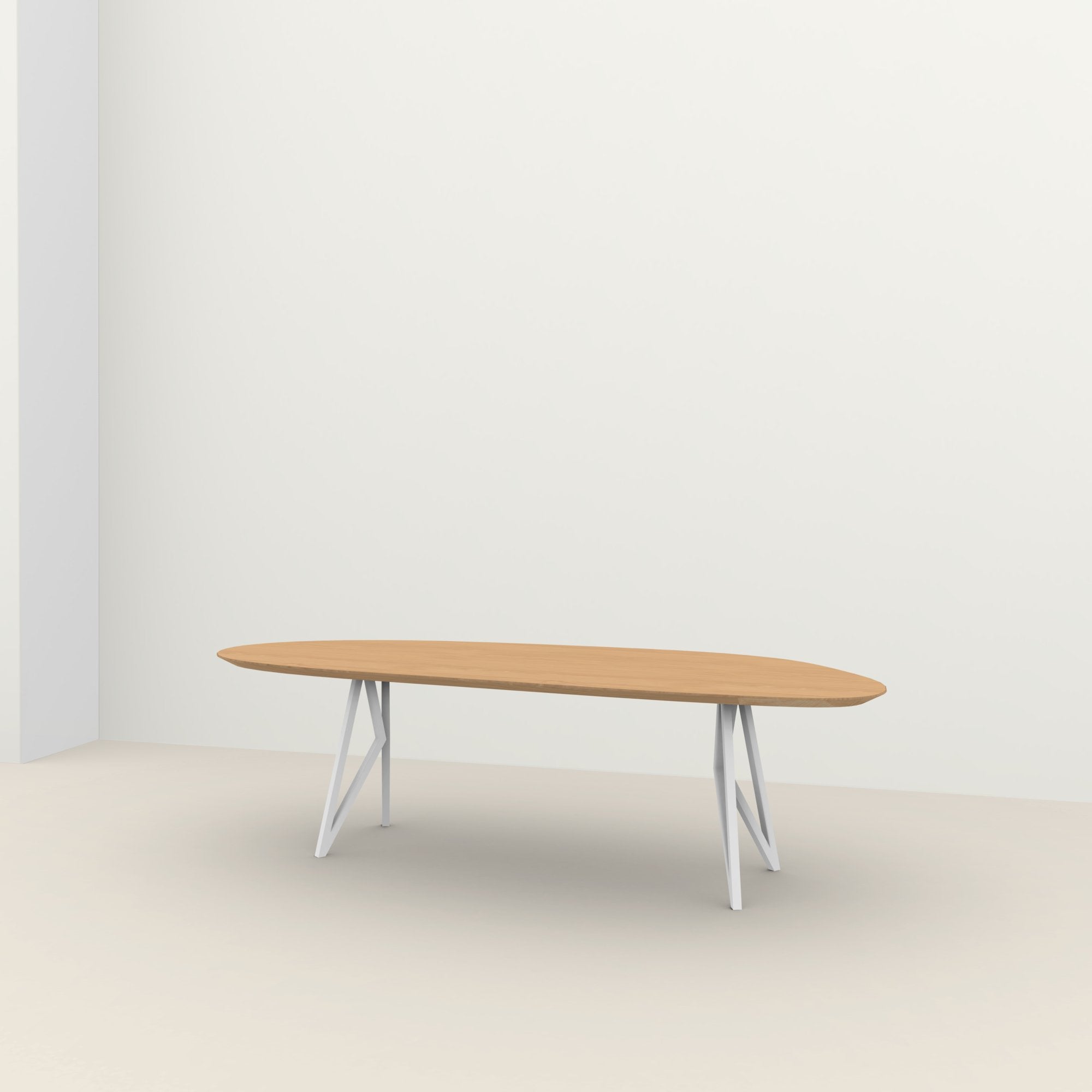 Studio Henk Butterfly tafel verjongd Blob - wit onderstel - alle formaten - Oosterlinck