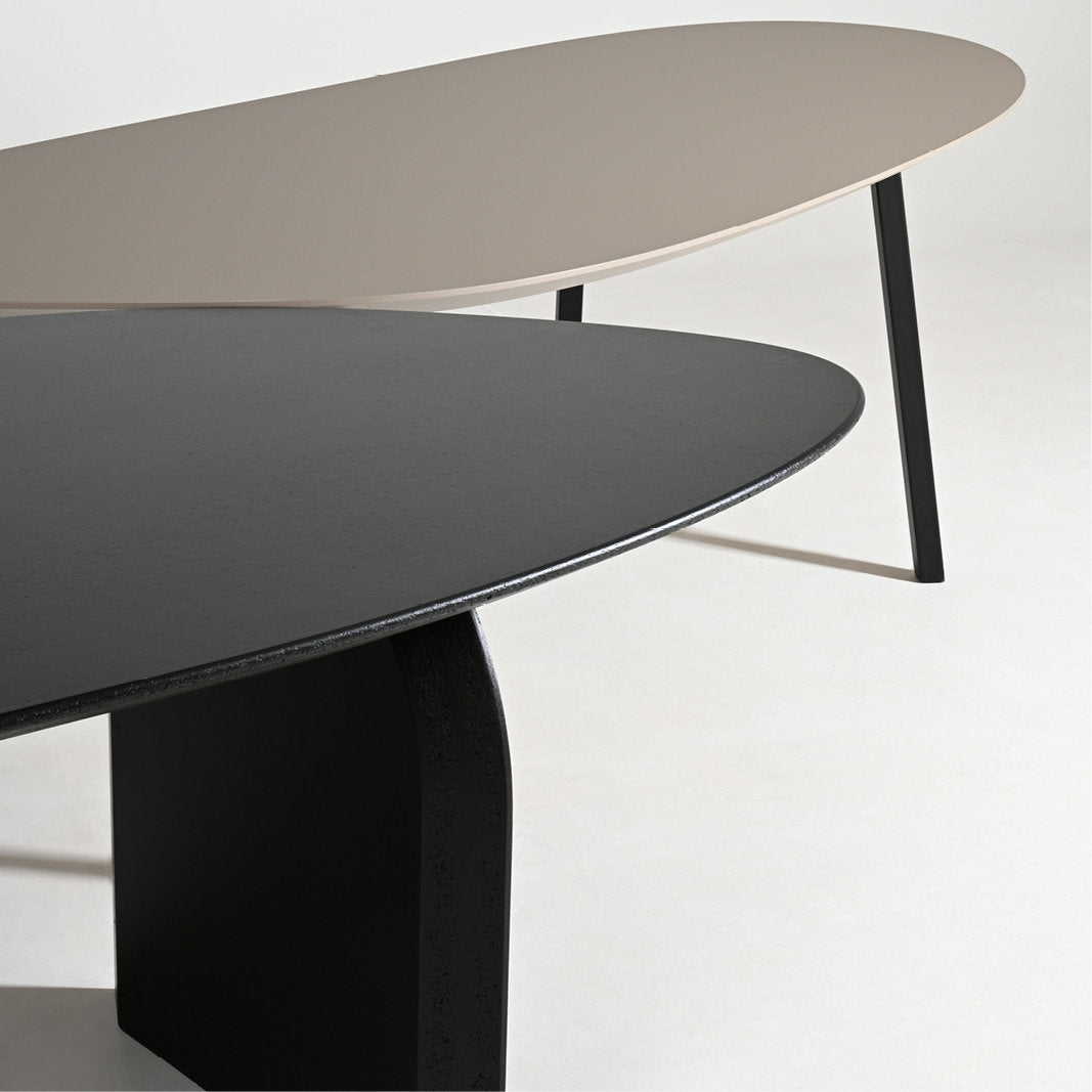 Studio Henk Butterfly tafel verjongd Blob - wit onderstel - alle formaten - Oosterlinck