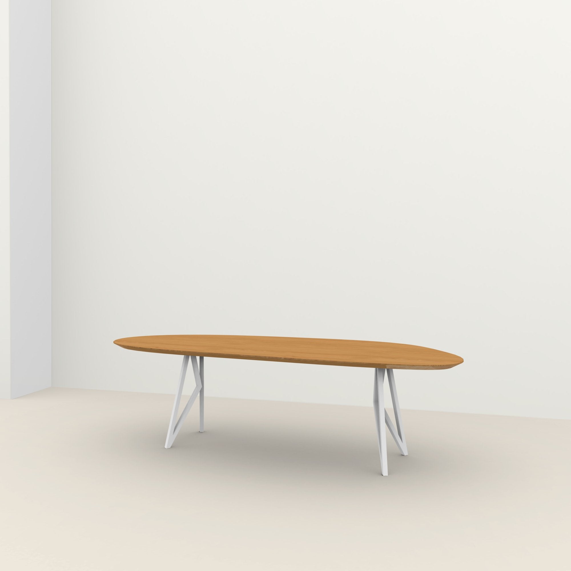 Studio Henk Butterfly tafel verjongd Blob - wit onderstel - alle formaten - Oosterlinck