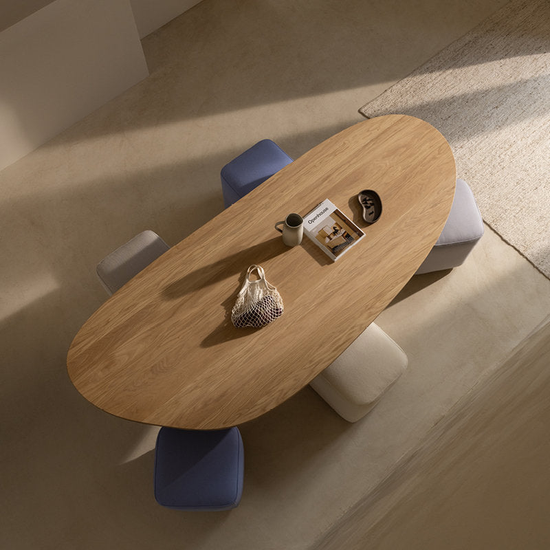 Studio Henk Butterfly tafel verjongd Blob - wit onderstel - alle formaten - Oosterlinck