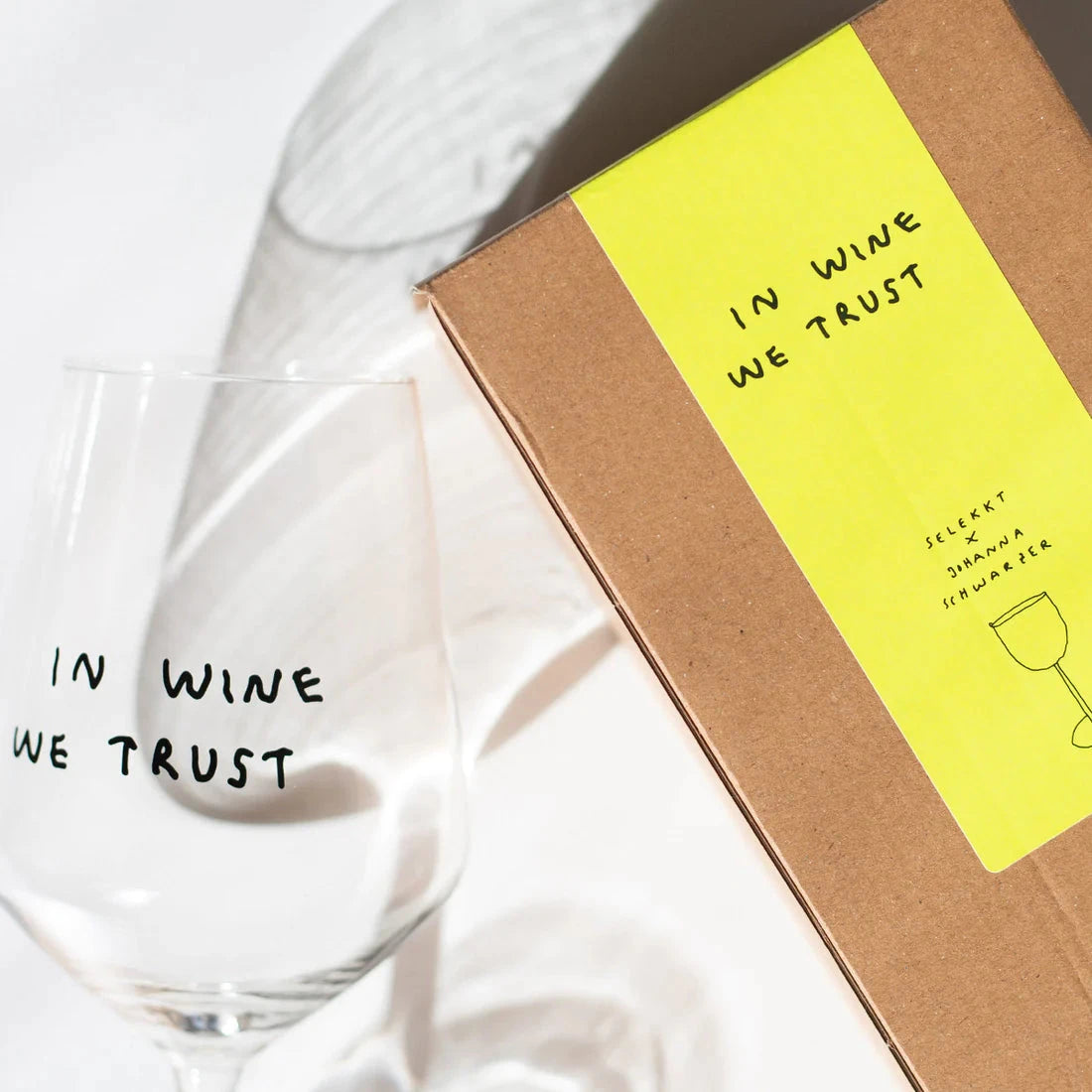 HOLY APEROLY - Glas " Wine not ? " - Oosterlinck