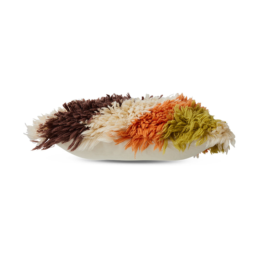 HK Living Fluffy Striped Cushion - Oosterlinck Home