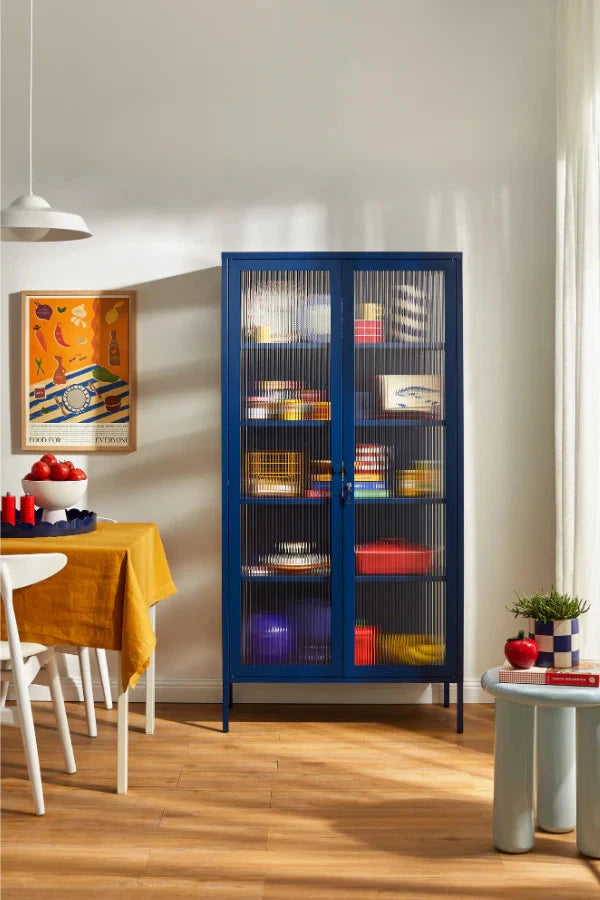 Mustard Made The Collector wandkast navy - Oosterlinck