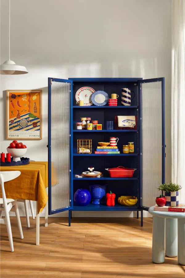 Mustard Made The Collector wandkast navy - Oosterlinck