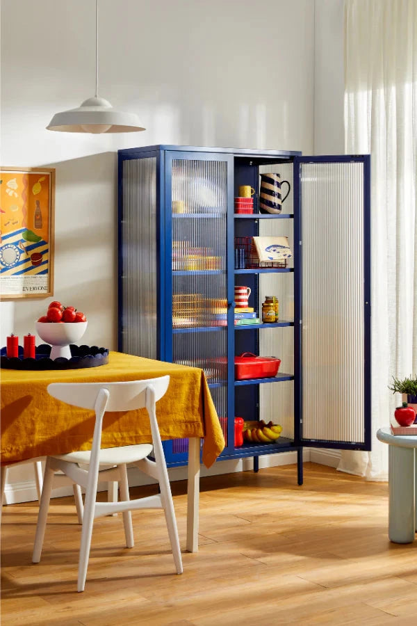 Mustard Made The Collector wandkast navy - Oosterlinck