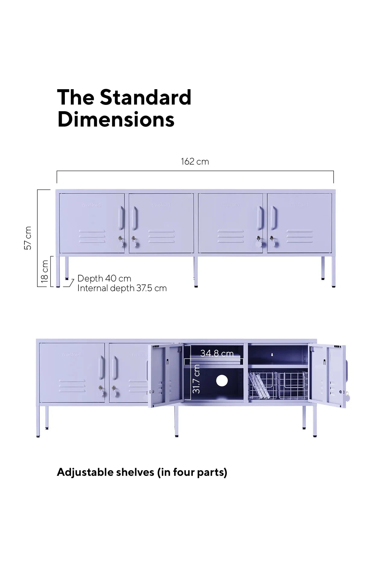 Mustard Made locker Standard lilac - Oosterlinck