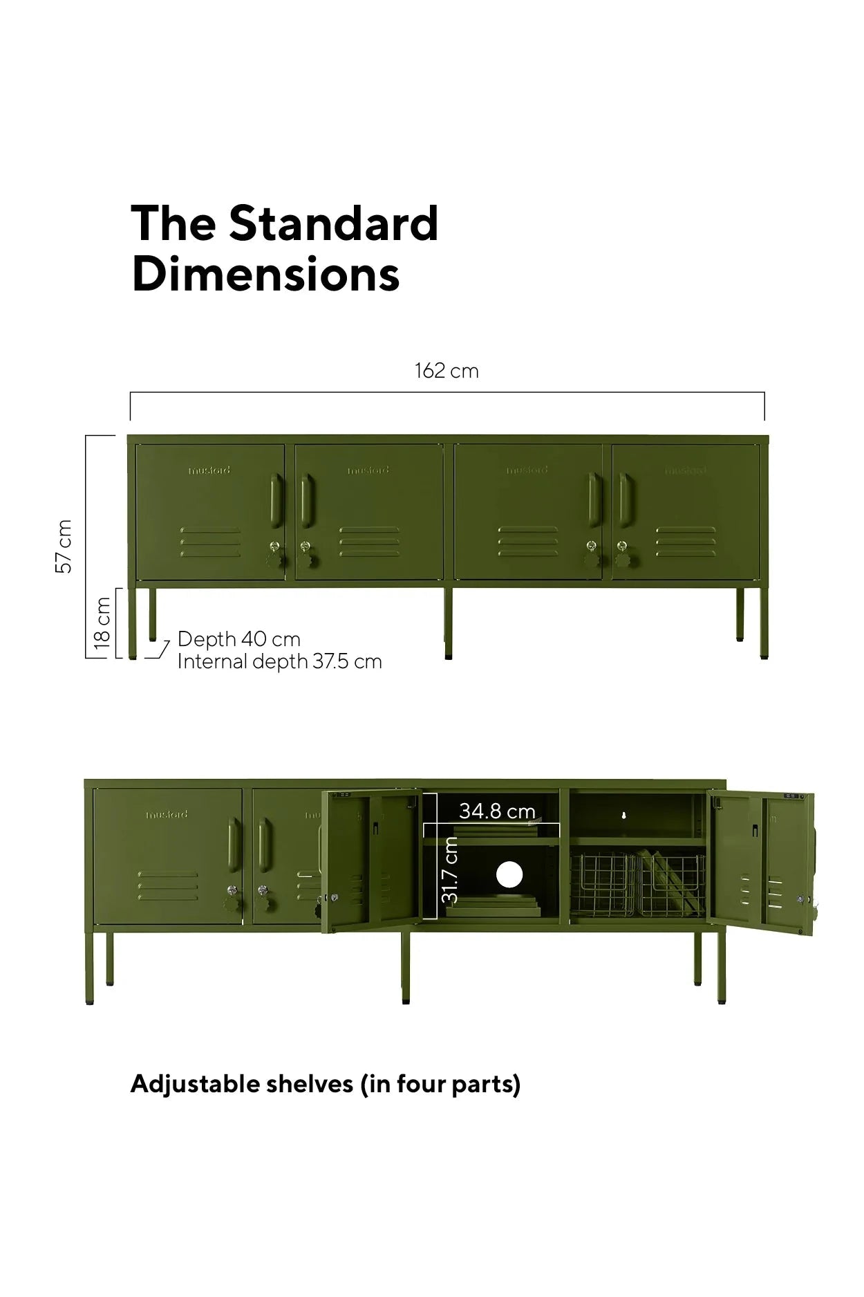 Mustard Made locker Standard olive - Oosterlinck