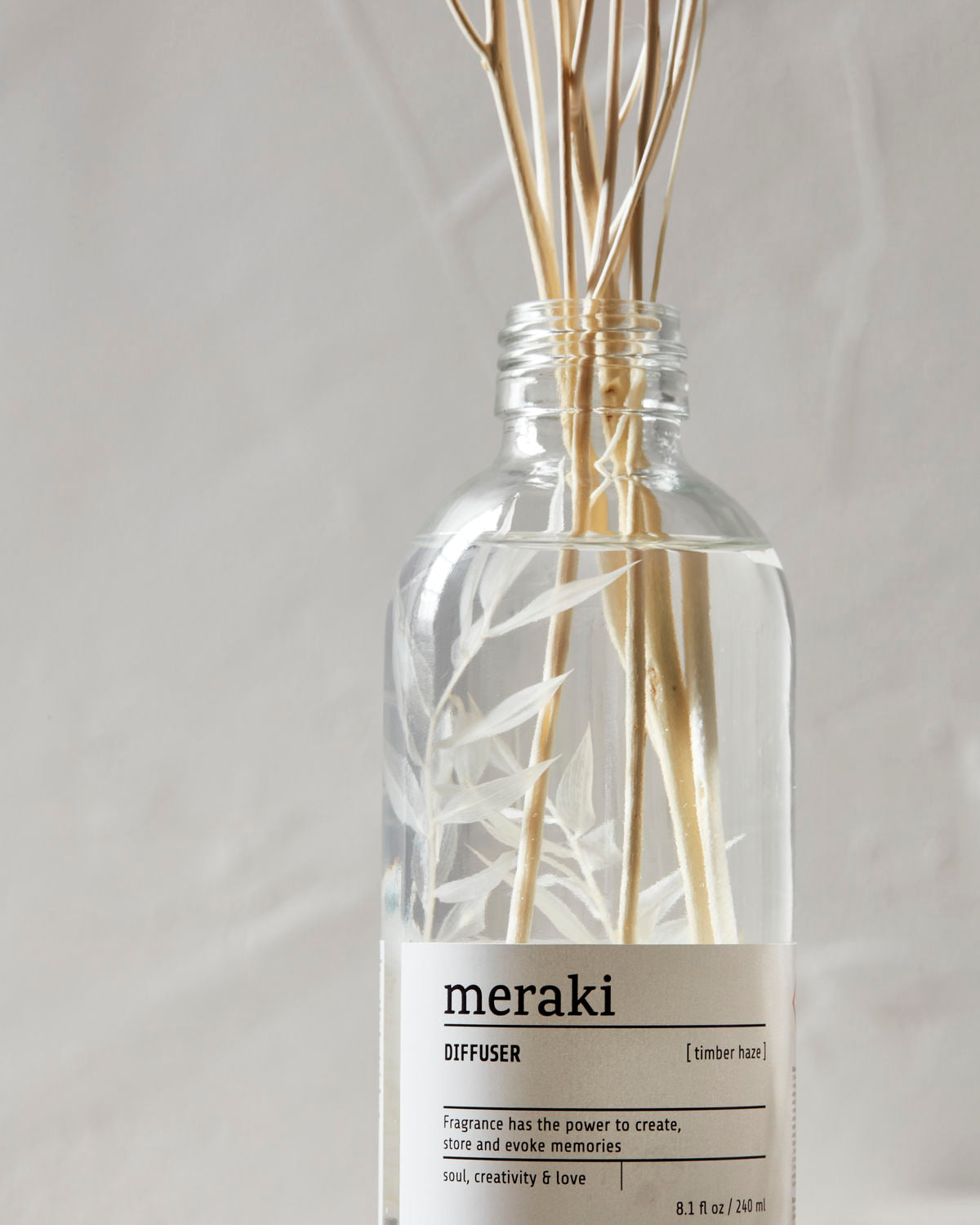 Meraki - Diffuser transparant - verschillende geurtjes - Oosterlinck