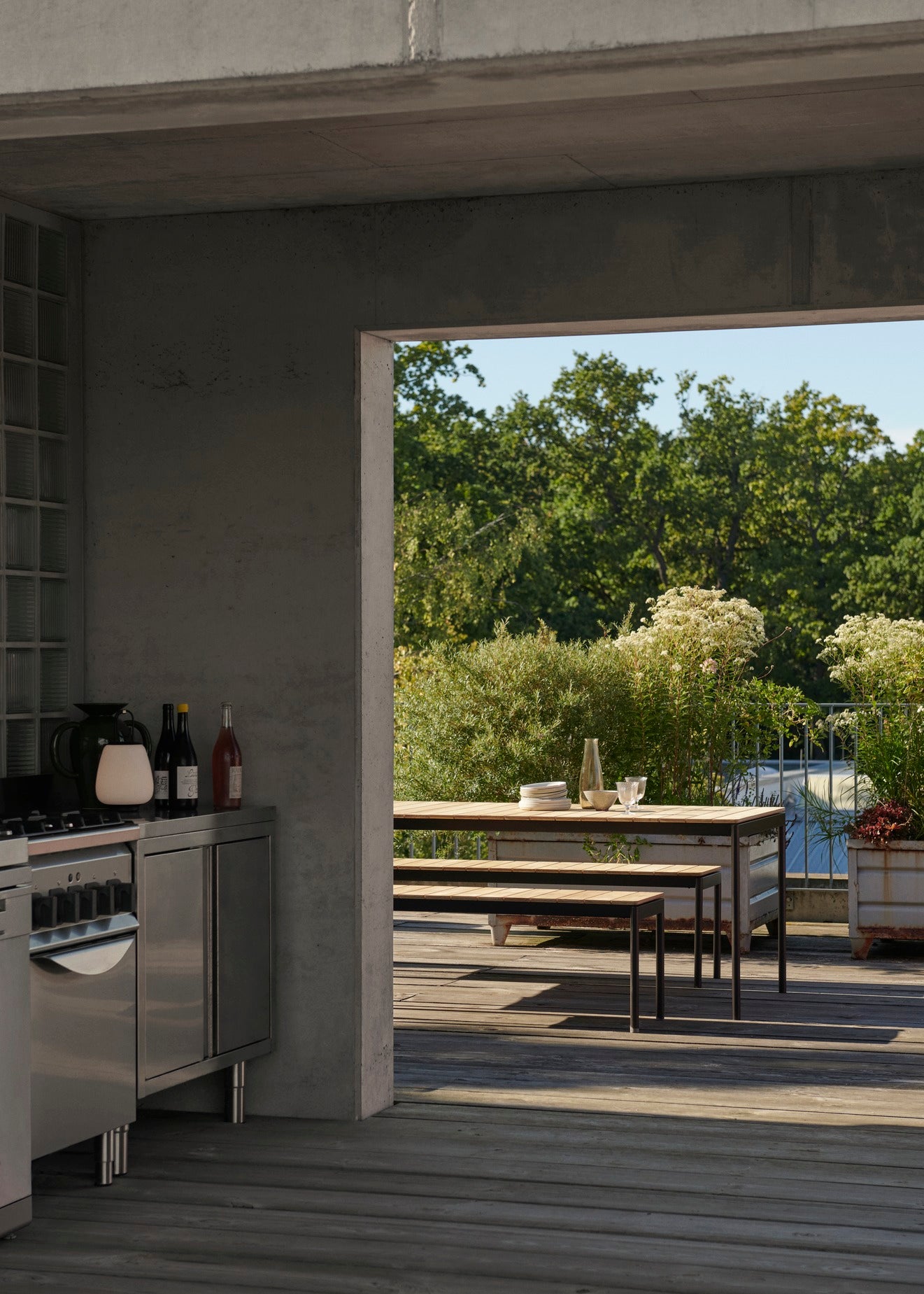 &Tradition Ville AV26 tuintafel 220cm - 2 kleuren - Oosterlinck