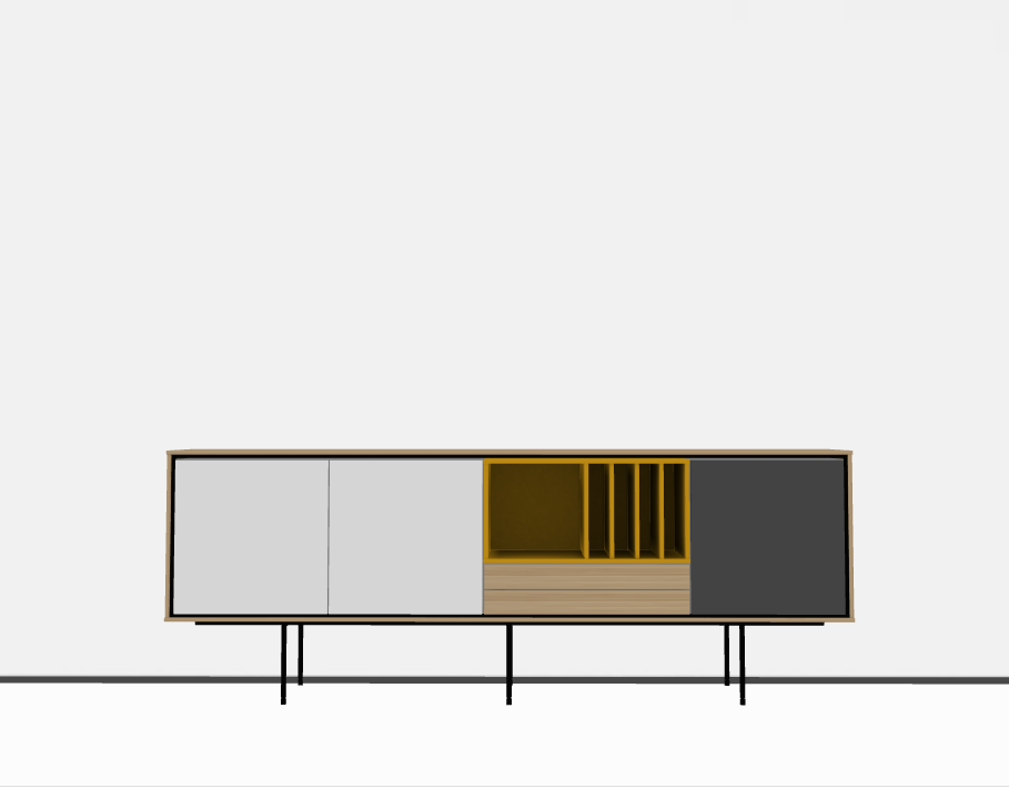 Treku Aura dressoir 1 - Oosterlinck