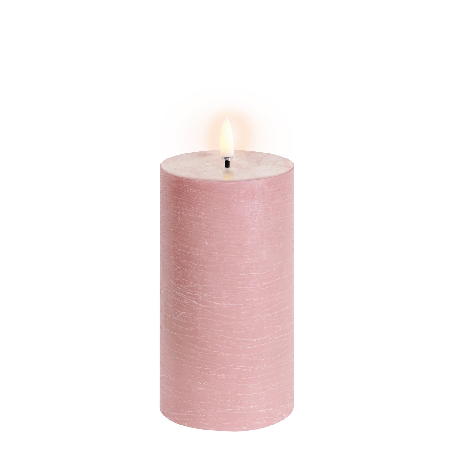 Uyuni - LED kaars pillar 15cm - dusty rose - Oosterlinck