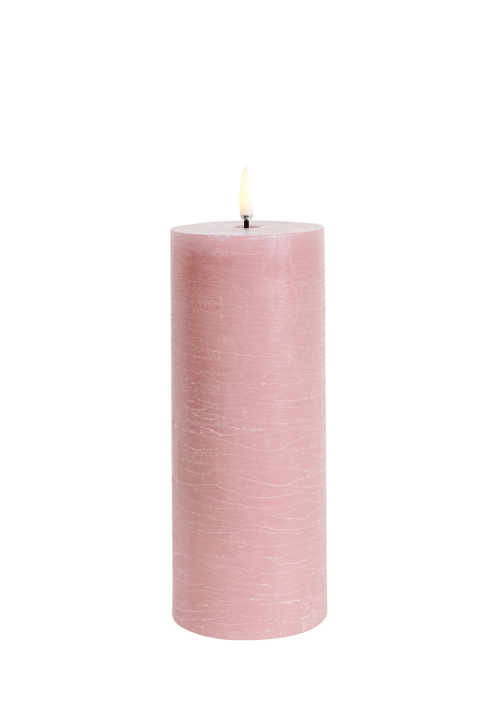 Uyuni - LED kaars pillar 20cm - dusty rose - Oosterlinck