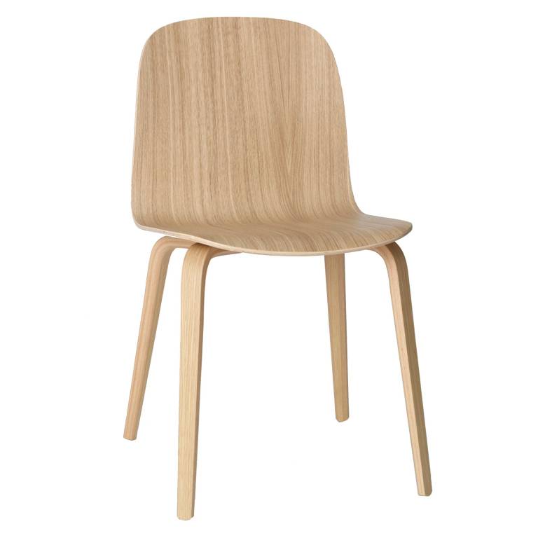 Muuto Visu stoelen eik naturel - 1 set van 3 / -60%