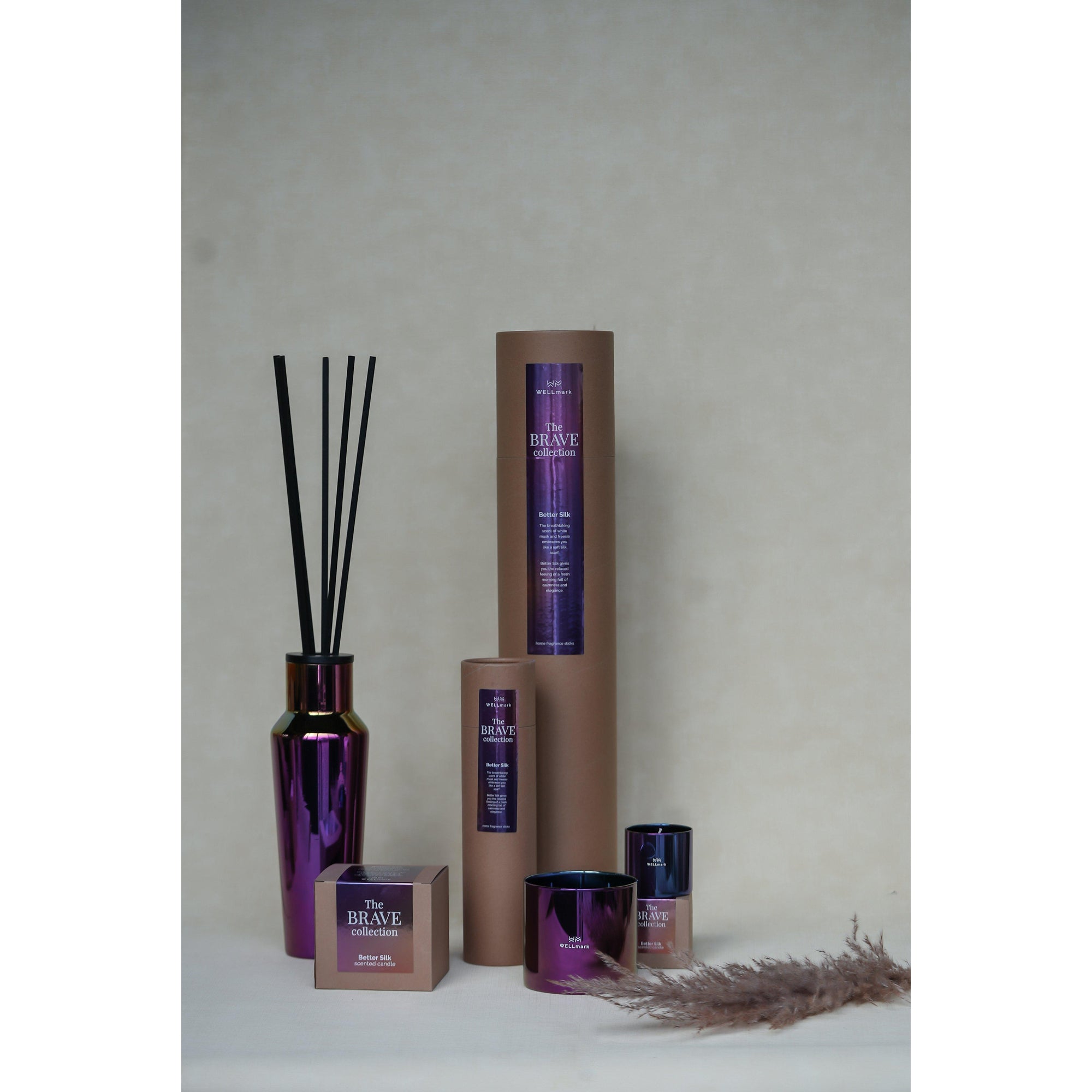 Wellmark Geurstokjes of geurkaars Better Silk -50% - Oosterlinck Home