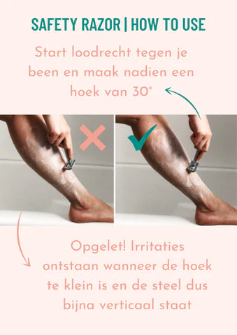 Wondr Scheermesje metaal herbruikbaar / Safety razor - Oosterlinck Home