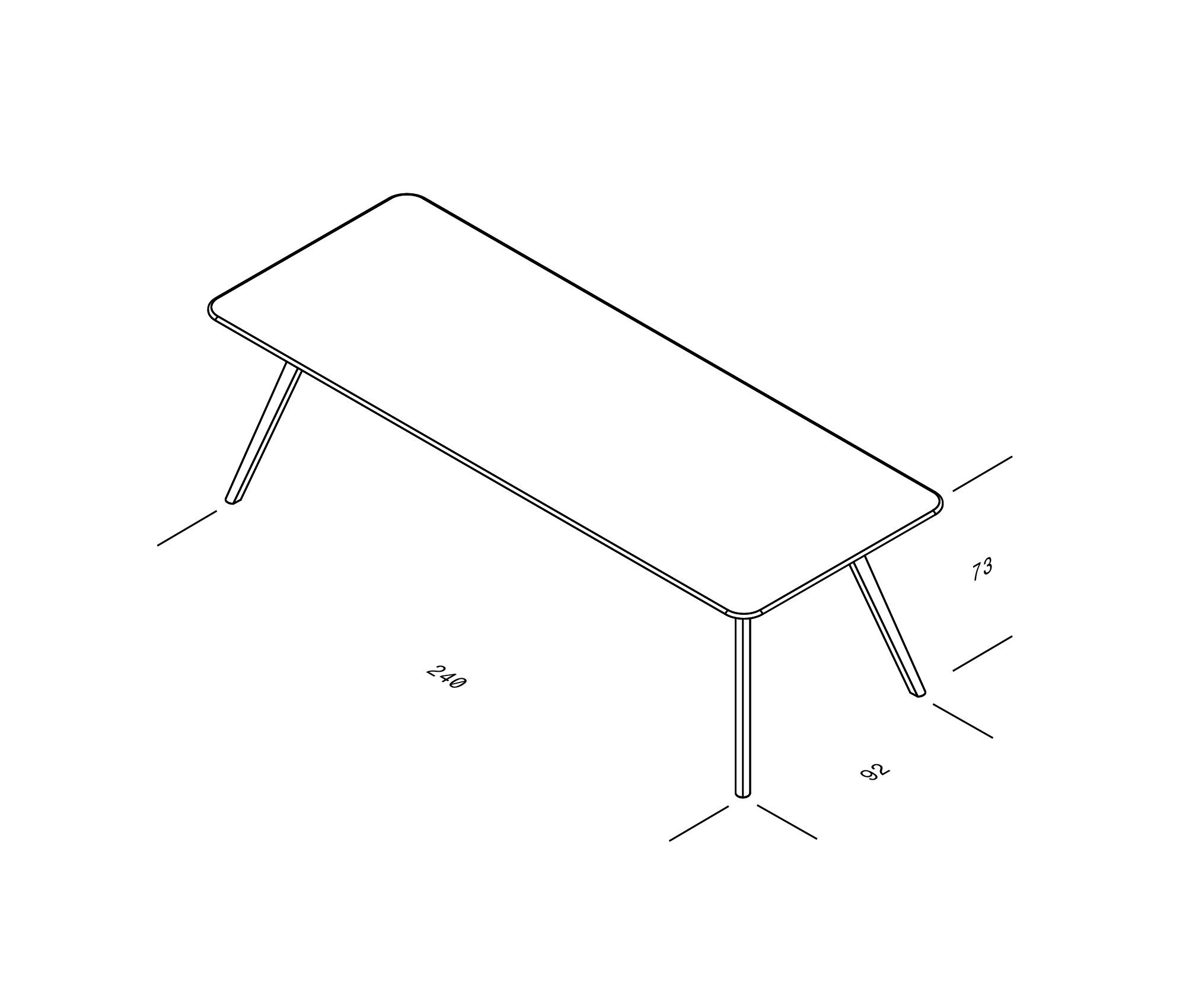Objekte Unserer Tage Meyer Table Rechthoekig