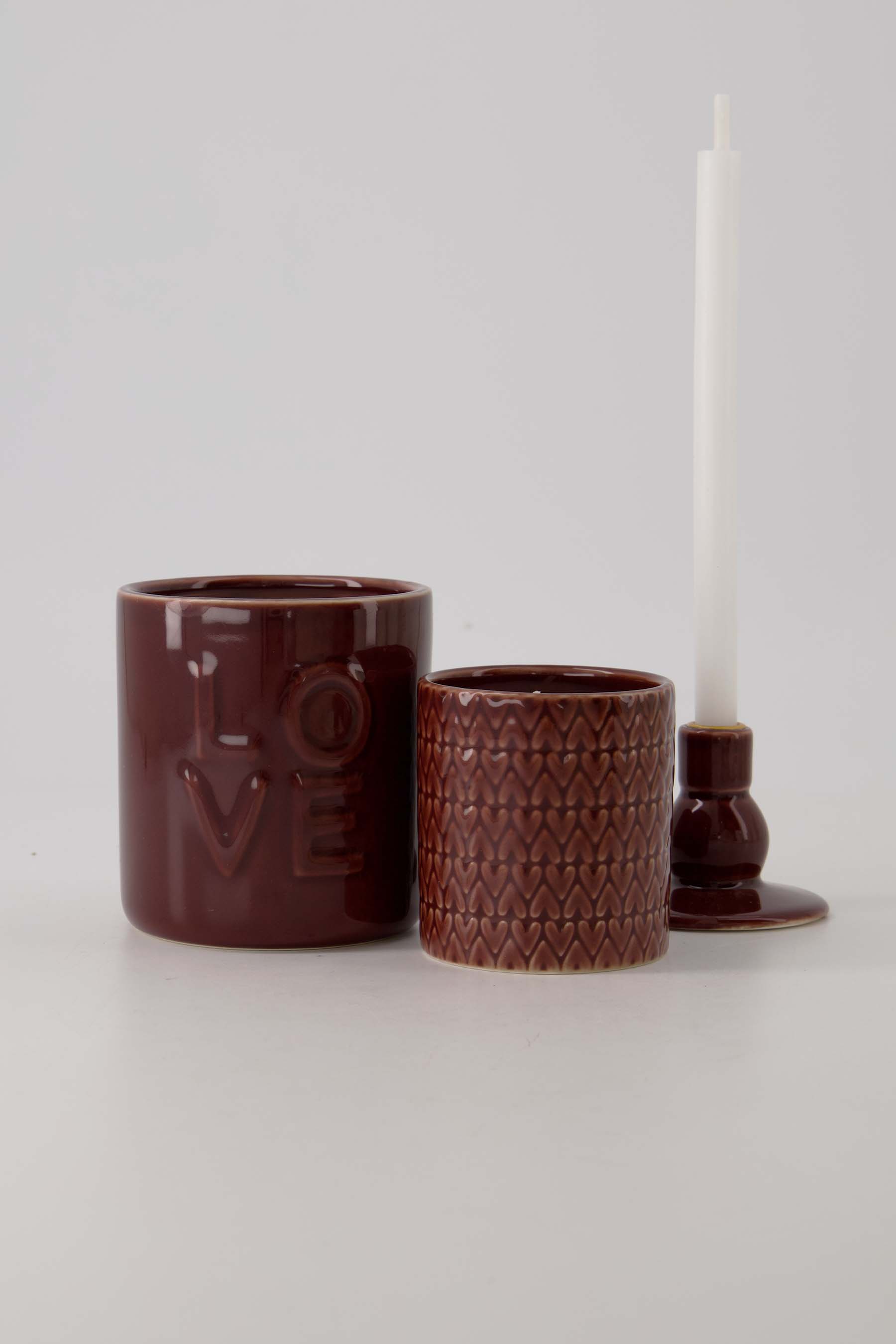 ZUSSS Keramische geurkaars Love - Oosterlinck Home