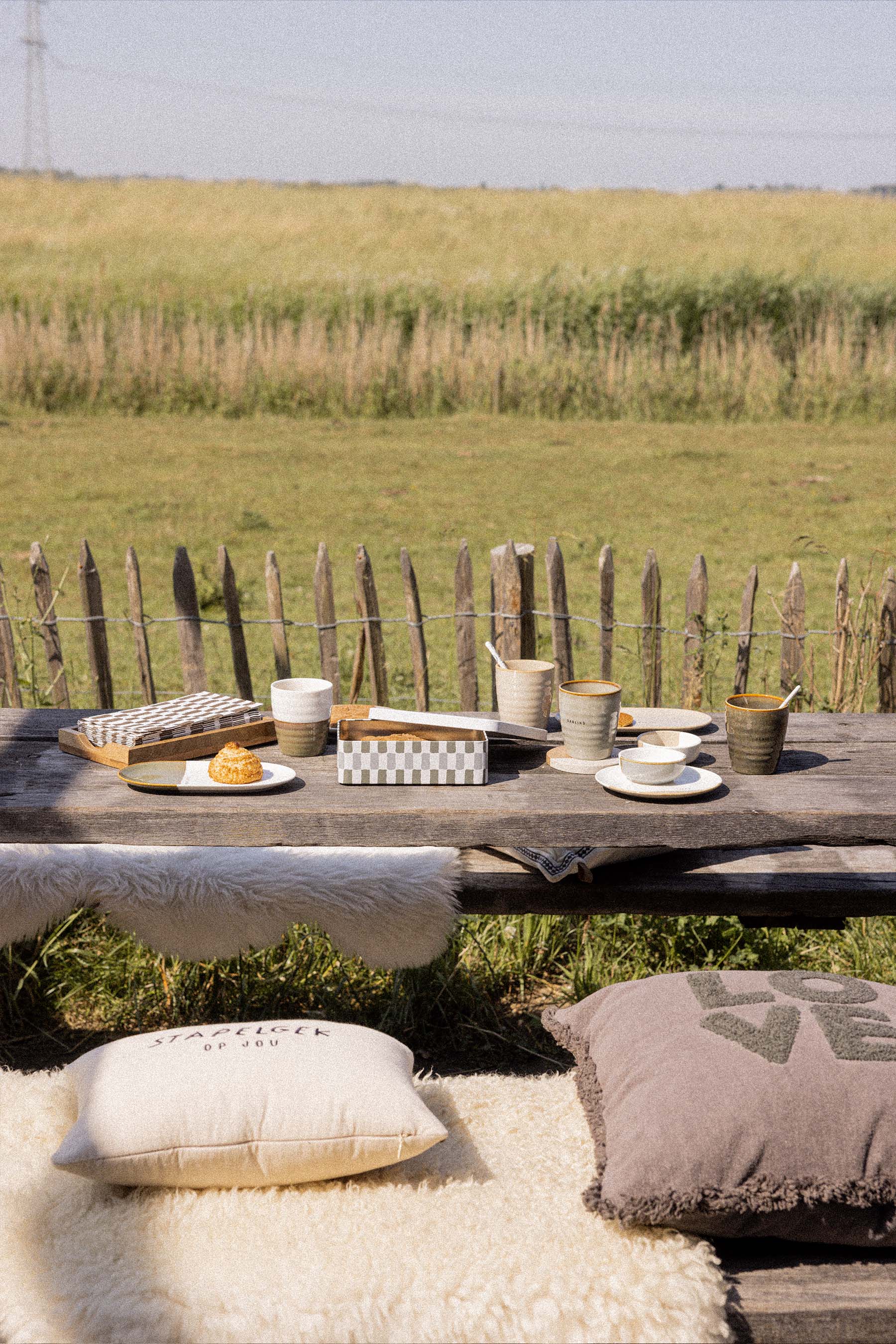 ZUSSS Kussen Velvet Love - Oosterlinck Home