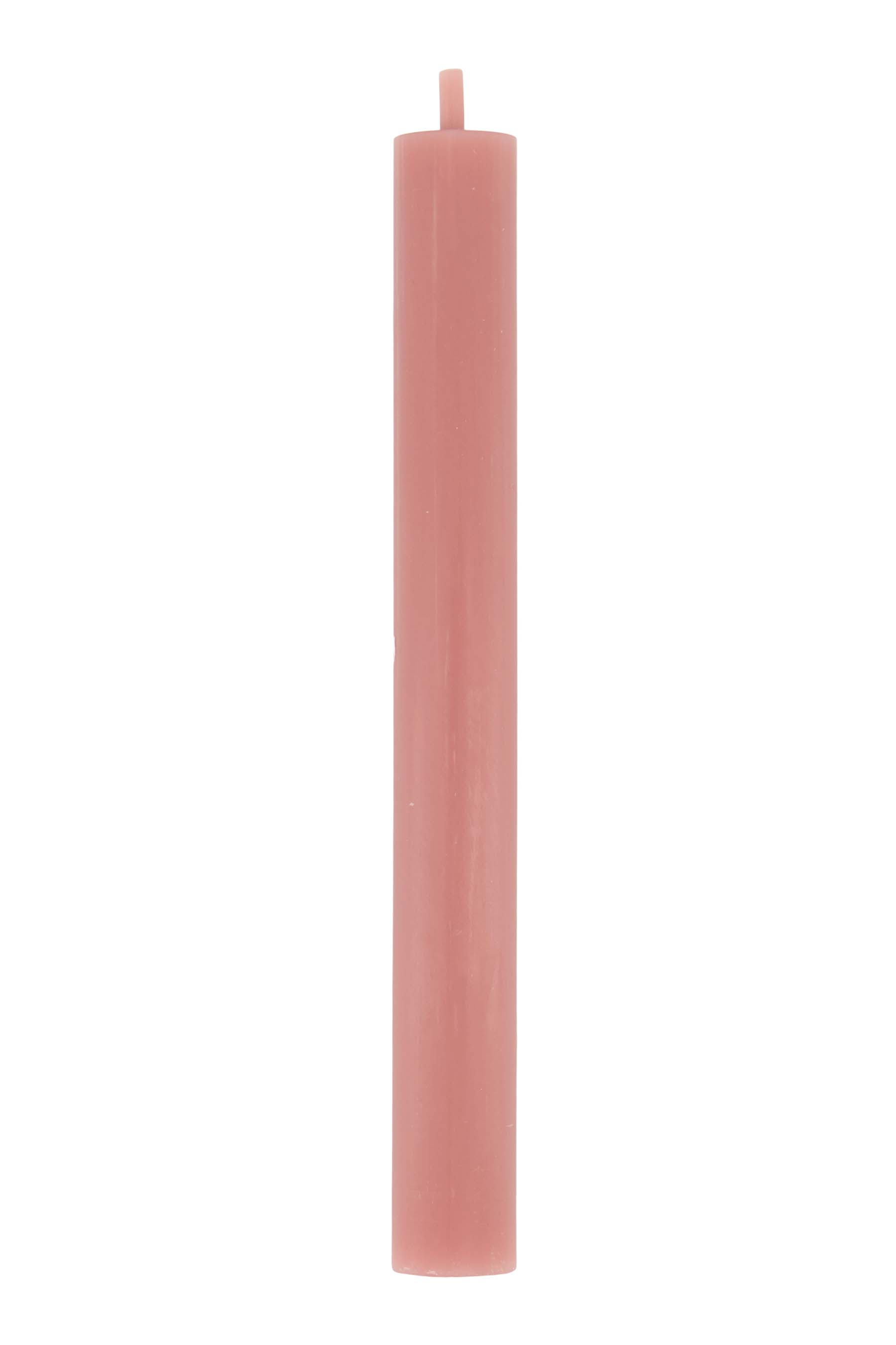 ZUSSS Tafelkaarsen set van 4 roze rood of off white - Oosterlinck