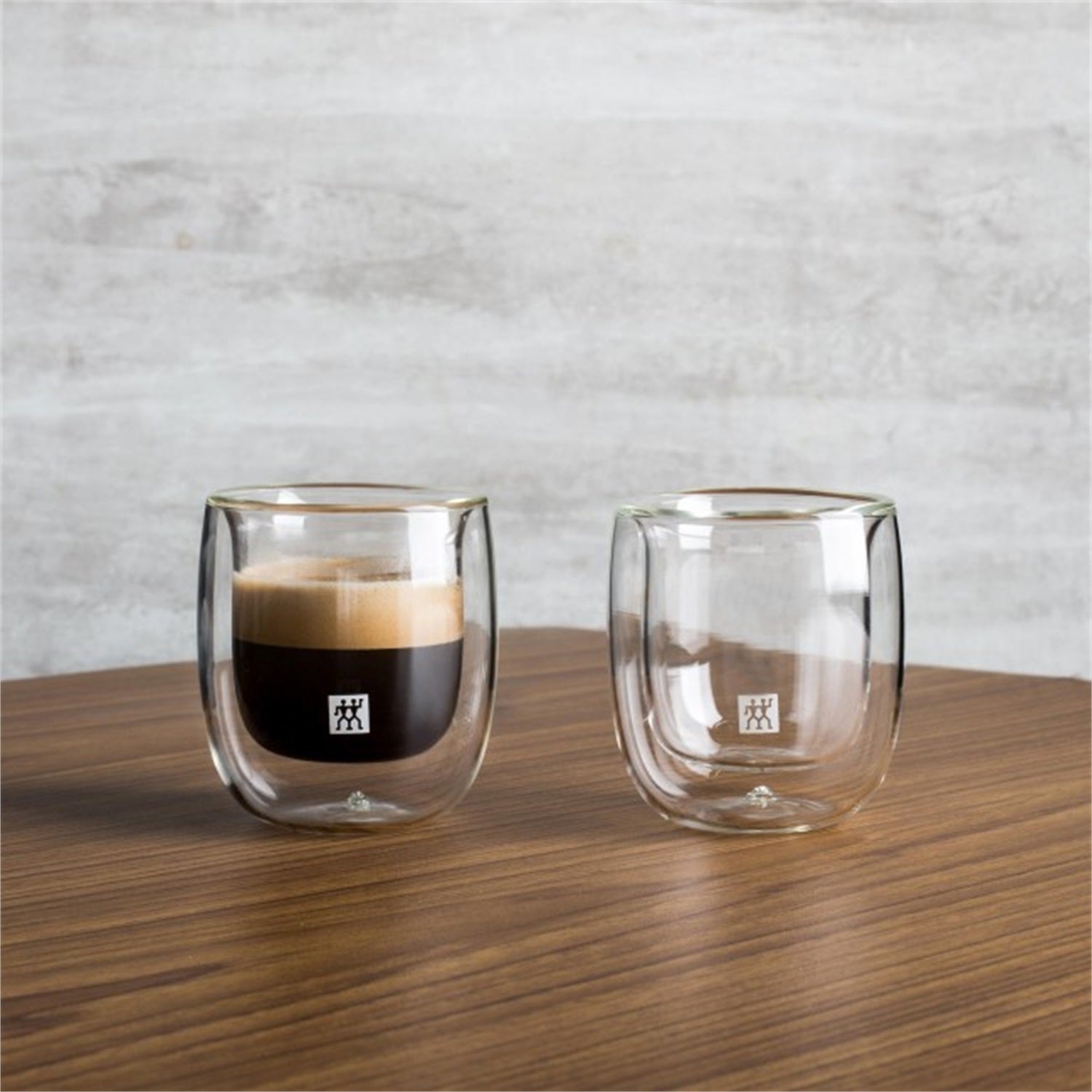 Zwilling Sorrento Doos van 2 dubbelwandig glas espresso - Oosterlinck