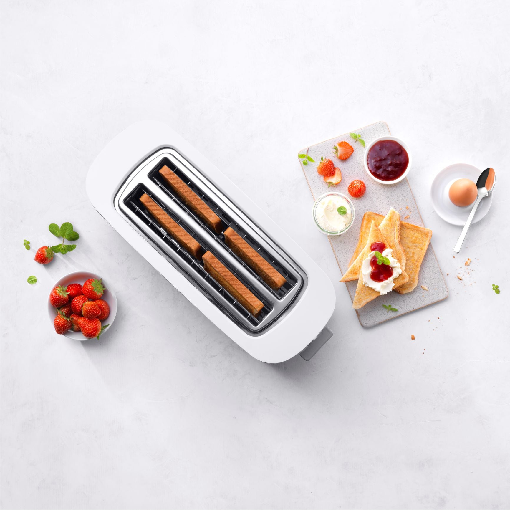 Zwilling Enfinigy Toaster 4slices long slot zilver - Oosterlinck