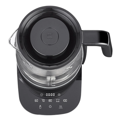 Zwilling Enfinigy waterkoker 1.7L glas - zwart - Oosterlinck