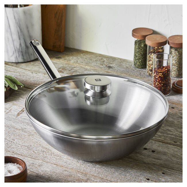 Zwilling wok 30cm + deksel - 50% - Oosterlinck