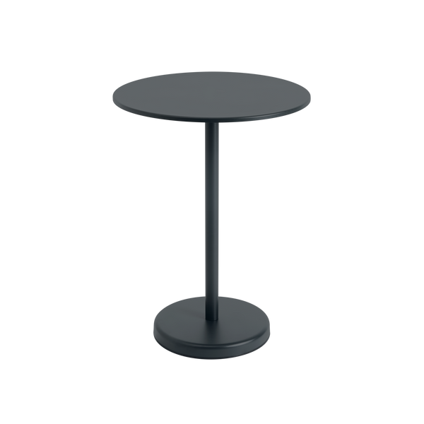 Muuto Linear Steel Café Table Rond - Medium - verschillende kleuren - Oosterlinck