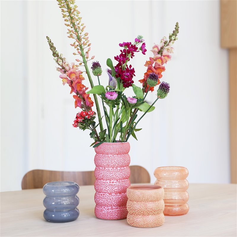 &Klevering Vase Flab - Camel - Oosterlinck