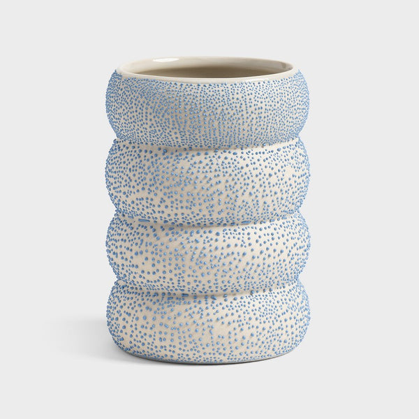 &Klevering Vase Flab - Blue - Oosterlinck