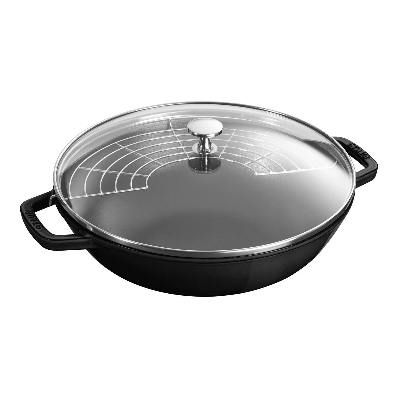 Staub Wok 30cm Zwart - Oosterlinck