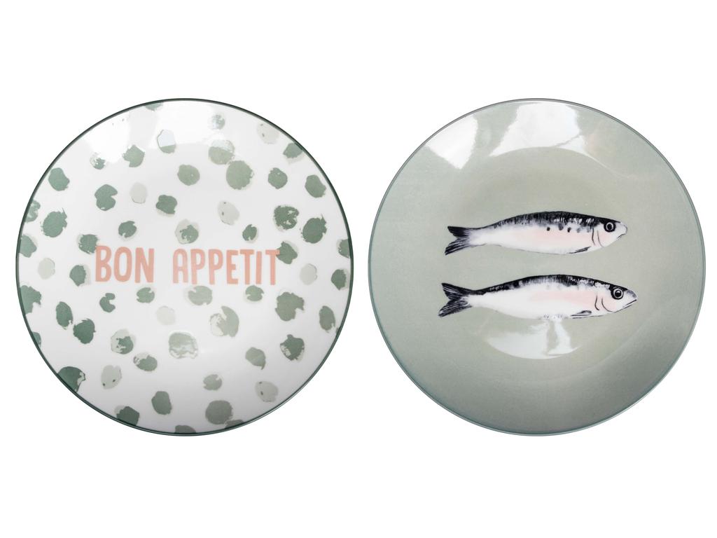 Gusta Set van 2 Bordjes Cucina 20cm - Oosterlinck