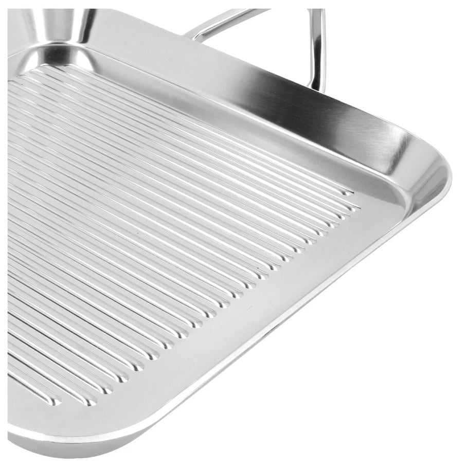DEMEYERE SPECIALTIES 5 GRILLPAN 28 X 28 CM (+gratis serveertang) - Oosterlinck