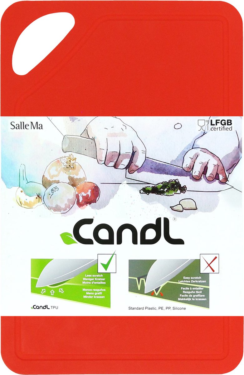 Candle Flexibele snijplank 26x17cm - verschillende kleuren - Oosterlinck