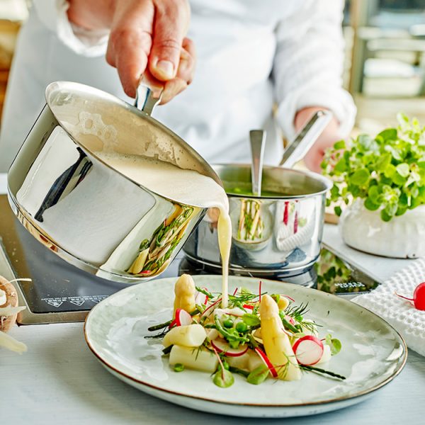 DEMEYERE RESTO 3 STEELPAN MET DEKSEL - Oosterlinck