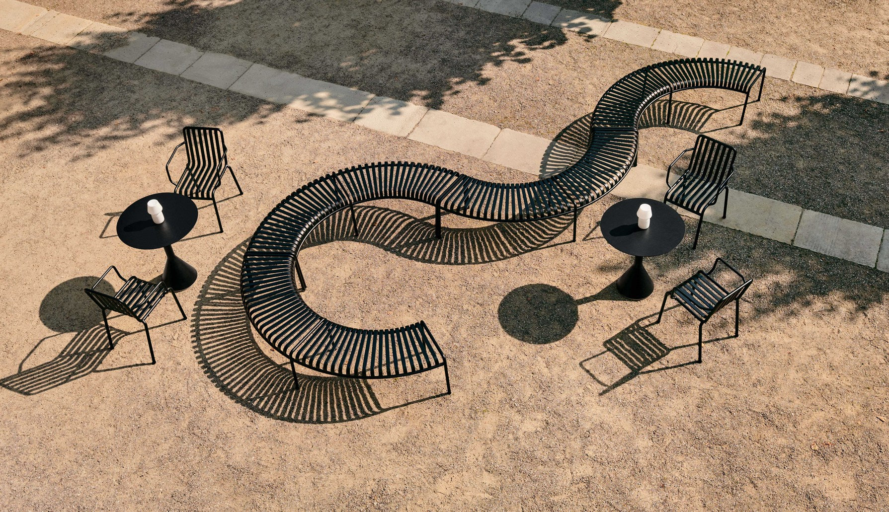 HAY Palissade Cone Table - rond- verschillende kleuren - Oosterlinck