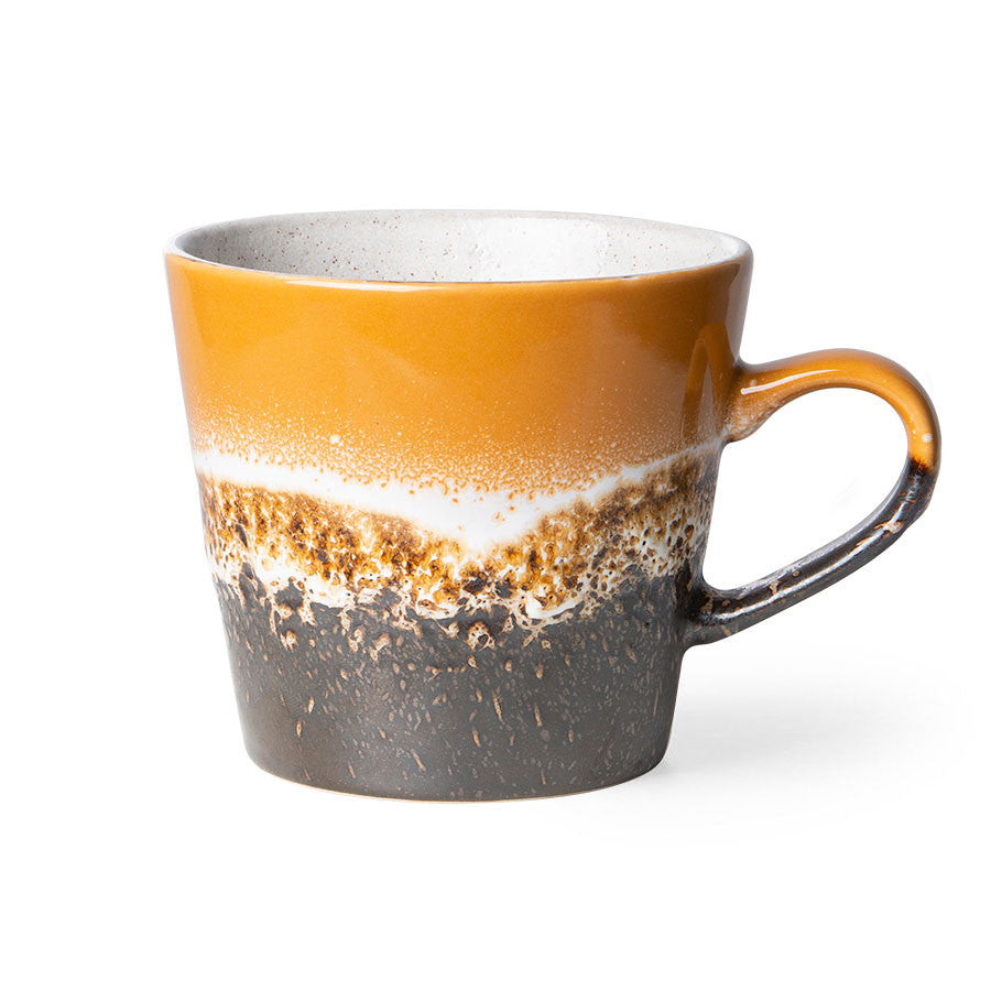 HK Living 70s ceramics cappuccino mug - Oosterlinck Home