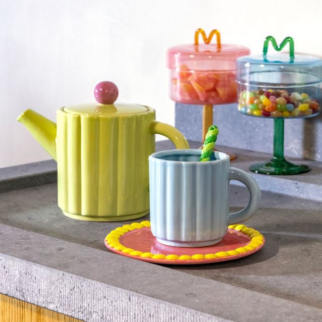 &Klevering Teapot Tube - verschillende kleuren - Oosterlinck