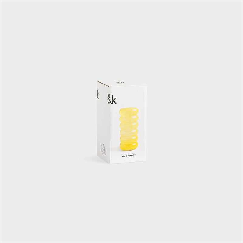 &Klevering Vase Chubby Yellow - Oosterlinck